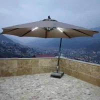 سایه بان پایه بغل گرد قطر ۳
