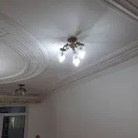 لوستر دیواری.سقفی برنزی. سه شعله.طرح کلاسیک