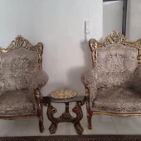 مبلمان سلطنتی 7نفره|مبلمان خانگی و میز عسلی|قدس, شهر‌قدس|دیوار