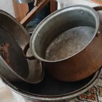 دیگ و تابه مسی وزن2.800