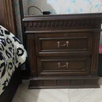 فروش سرویس خواب چوب راش و خوشخواب دو نفره|تخت و سرویس خواب|شیراز, فرگاز|دیوار