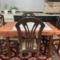 میز ناهار خوری ۴ نفره|میز و صندلی غذاخوری|شهمیرزاد, |دیوار