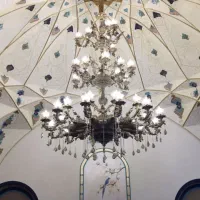 لوستر|لوستر و چراغ آویز|حمیدیا, |دیوار