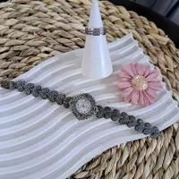 ساعت نقره و انگشتر نقره
