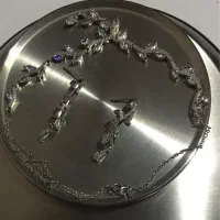 گردنبند و گوشواره زیبای نقره