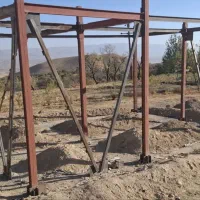 اجرای اسکلت فلز . سقف تیرچه . فونداسیون و شیروانی|خدمات پیشه و مهارت|نوبران, |دیوار