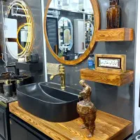 روشویی کابینتی شیک pvc|لوازم سرویس بهداشتی|مشهد, کلاهدوز|دیوار