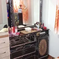 کمد و دراور وآینه کمد سه تیکه در حد نو|جاکفشی، کمد، دراور|رامند, |دیوار