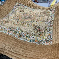 لحاف کرسی دست دوز|رختخواب، بالش، پتو|اصفهان, سرچشمه|دیوار