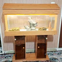 آکواریوم بزرگ شیشه 15 میل