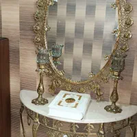 آینه و شمعدان چدنی سماور چدنی