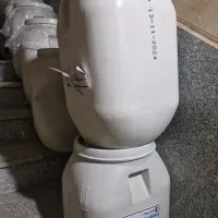 بشکه ۵۰ لیتری ضخیم ومحکم|ظروف نگهدارنده، پلاستیکی، یکبارمصرف|ازنا, |دیوار