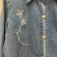 شومیز جین گلدوزی|لباس|یزد, |دیوار