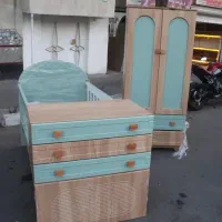 تخت خواب نوزاد نوجوان مدل نئوکلاسیک|تخت و سرویس خواب|کرمانشاه, |دیوار