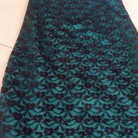 لباس زنانه مجلسی مدل رکابی فیروزه ای