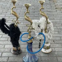 قلیان طرح طاوس برنز