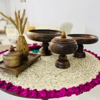 ظروف پذیرایی چوبی شیک