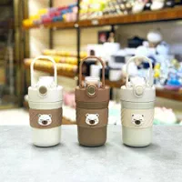 تراول ماگ ۲ حالته خرسی فلاسک تدی قمقمه ۴۲۰ میل