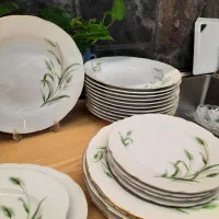 گل گندمی و ظرفهای قدیمی آنتیک و جابرنجی لیمون|ظروف سرو و پذیرایی|لنگرود, |دیوار