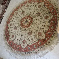 فرش گرد ۲×۲ و پادری ۱×۱