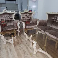 مبل ۷ نفره با جلو مبلی وعسلی|مبلمان خانگی و میز عسلی|اردبیل, |دیوار