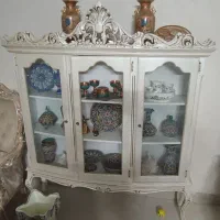 بوفه چوبی و میز تلوزیونی