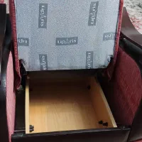 مبل راحتی تختشو فنری واسکلت فلزی باکسداروبادوام|مبلمان خانگی و میز عسلی|تبریز, |دیوار