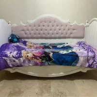 تخت کودک نوجوان mdf  تاج لمسه کوبی