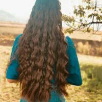 موهای بلند خام و رنگ