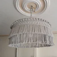 لوستر بزرگ قطر ۶۰ مکرومه|لوستر و چراغ آویز|تهران, پردیسان|دیوار