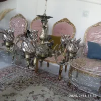 لوستر و دیوار کوب با دو تا آویز اتاق خواب|لوستر و چراغ آویز|تربت‌حیدریه, آبشار|دیوار