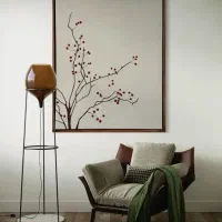 «تابلو رنگ روغن مینیمال کاردست بانوی هنرمندحرفه ای|تابلو، نقاشی، عکس|بابل, |دیوار