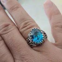 کلکسیونی زیبا (انگشتر توپاز )|کلکسیون اشیاء عتیقه|اردبیل, |دیوار