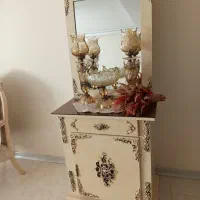 آینه کنسول چوبی