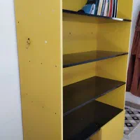 کتابخانه تمام (ام دی آف کارگاهی ) محکم و سنگین.|کتابخانه، شلف، قفسه‌های دیواری|کرمانشاه, |دیوار