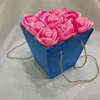 گل مصنوعی با روبان|گل مصنوعی|رباطکریم, رباطکریم|دیوار