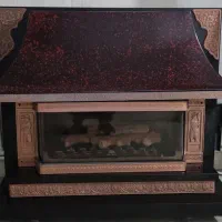 شومینه چدنی دوشعله