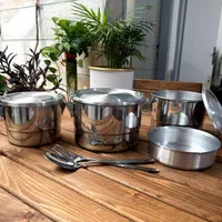 سینی استیل ، کاسه ، لگن ، قاشق|ظروف سرو و پذیرایی|رشت, سلیمانداراب|دیوار