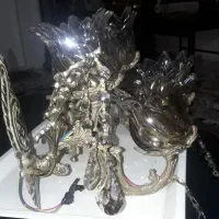 لوستر دیواری  دو شاخه  برنز