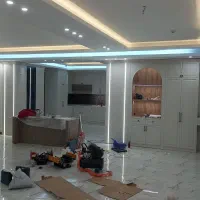 تعمیرواجرای آشپزخانه کمددیواری میزتیوی