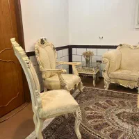مبل۵نفره همراه بامیزنهارخوری۶نفره باطرح ورنگ یکسان|مبلمان خانگی و میز عسلی|دزفول, |دیوار