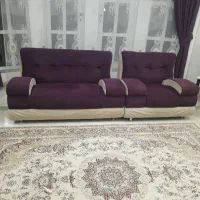 مبل راحتی و میز و چهارتا عسلی