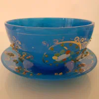 کاسه بشقاب قاجاری