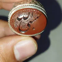 انگشتر نقره خطی