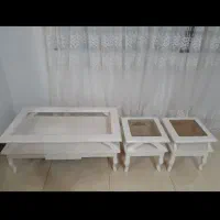جلو مبلی و ۲ عدد عسلی|مبلمان خانگی و میز عسلی|صومعه‌سرا, |دیوار