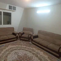 مبلمان 7نفره طرح چرم سالم همراه با میز عسلی|مبلمان خانگی و میز عسلی|کاشان, شهرک خاتم الانبیا (مسکن ملی کاشان)|دیوار