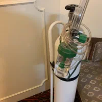 کپسول اکسیژن ۱۰ لیتری + چرخ+ مانومتر