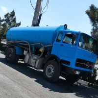 تخلیه چاه تانکر بزرگ ۱۷ هزارلیتری