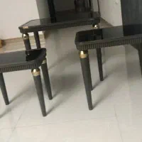 فروش ۳ عدد میز عسلی و یک میز وسط و میز تلویزیون ست|مبلمان خانگی و میز عسلی|قائم‌شهر, |دیوار