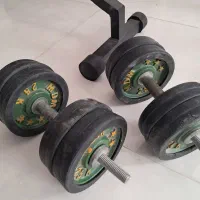 میز بدنسازی و دمبل|تجهیزات ورزشی|شیروان (خراسان), |دیوار